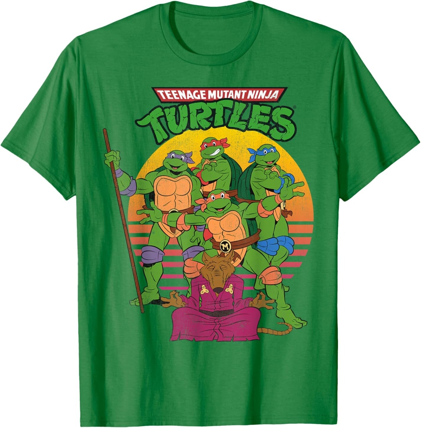 Мужская футболка Teenage Mutant Ninja Turtles Retro Sun Group, зеленый
Мужская футболка Teenage Mutant Ninja Turtles Retro Sun Group, зеленый