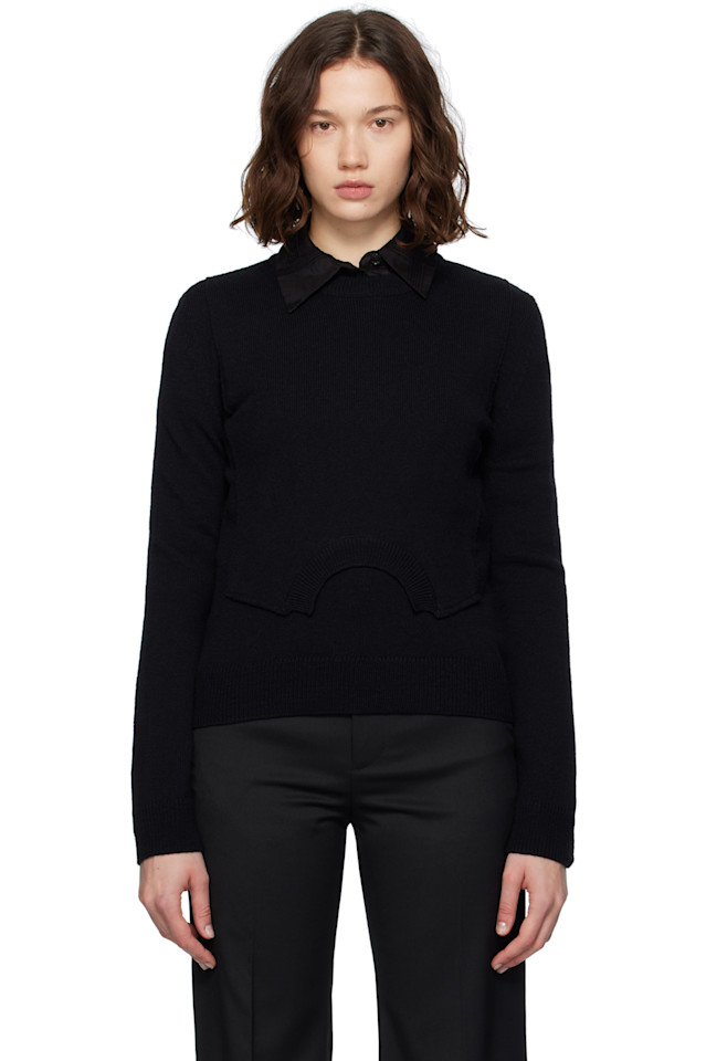 Шерстяной свитер Mm6 Maison Margiela, черный
Шерстяной свитер Mm6 Maison Margiela, черный