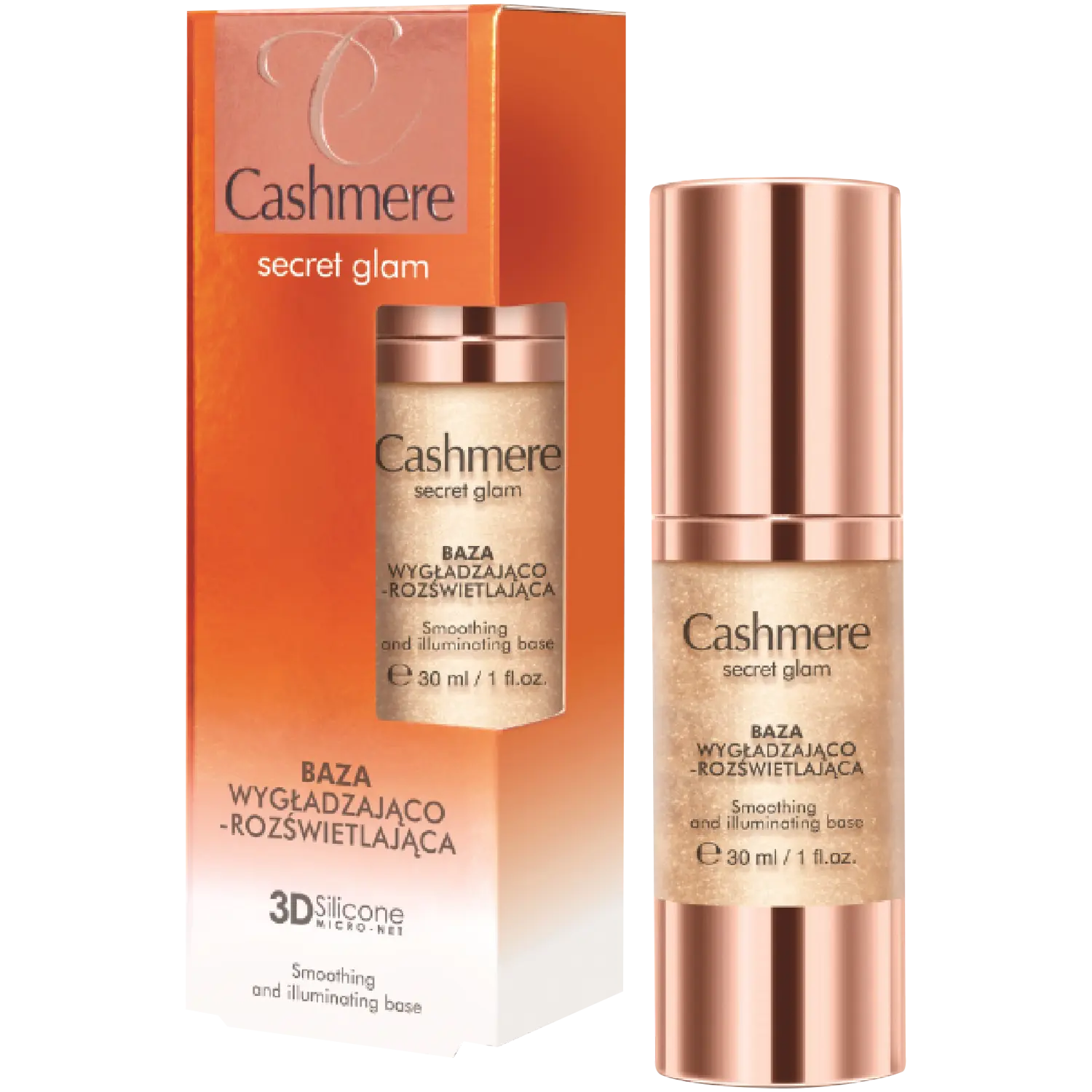 Cashmere Secret Glam разглаживающая и осветляющая база, 30 мл
Cashmere Secret Glam разглаживающая и осветляющая база, 30 мл