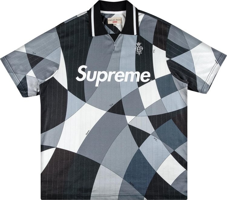 Футболка Supreme x Emilio Pucci Soccer Jersey 'Black', черный
Футболка Supreme x Emilio Pucci Soccer Jersey 'Black', черный