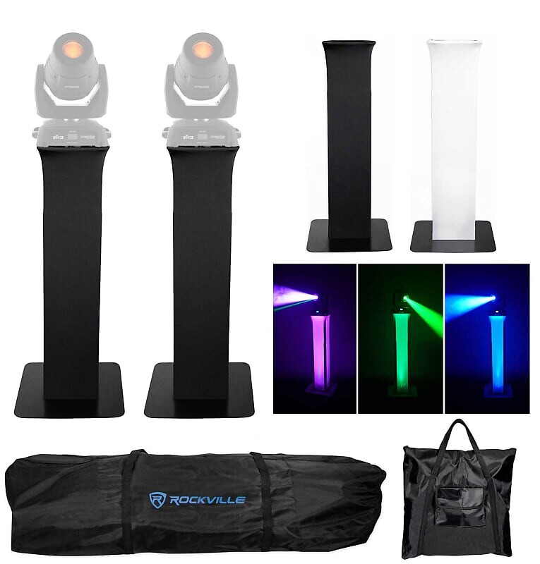 2 стойки Totem + черные + белые сетки для 2 прожекторов Chauvet Intimidator Spot 355Z IRC Rockville (2) RTP32B Spot 355Z IRC
2 стойки Totem + черные + белые сетки для 2 прожекторов Chauvet Intimidator Spot 355Z IRC Rockville (2) RTP32B Spot 355Z IRC