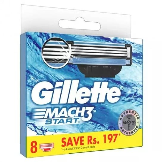 Сменные лезвия для бритвы 8 шт. Gillette,Mach3 Start
Сменные лезвия для бритвы 8 шт. Gillette,Mach3 Start