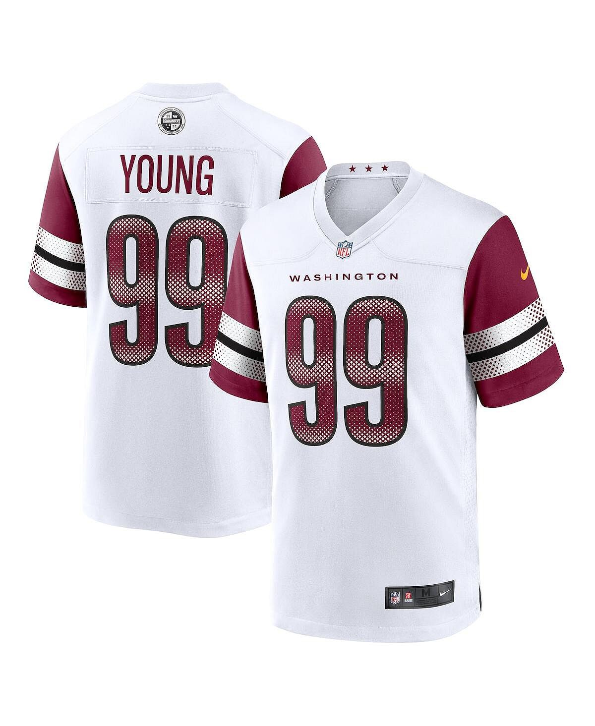 Мужская футболка chase young white washington commanders game джерси Nike, белый
Мужская футболка chase young white washington commanders game джерси Nike, белый