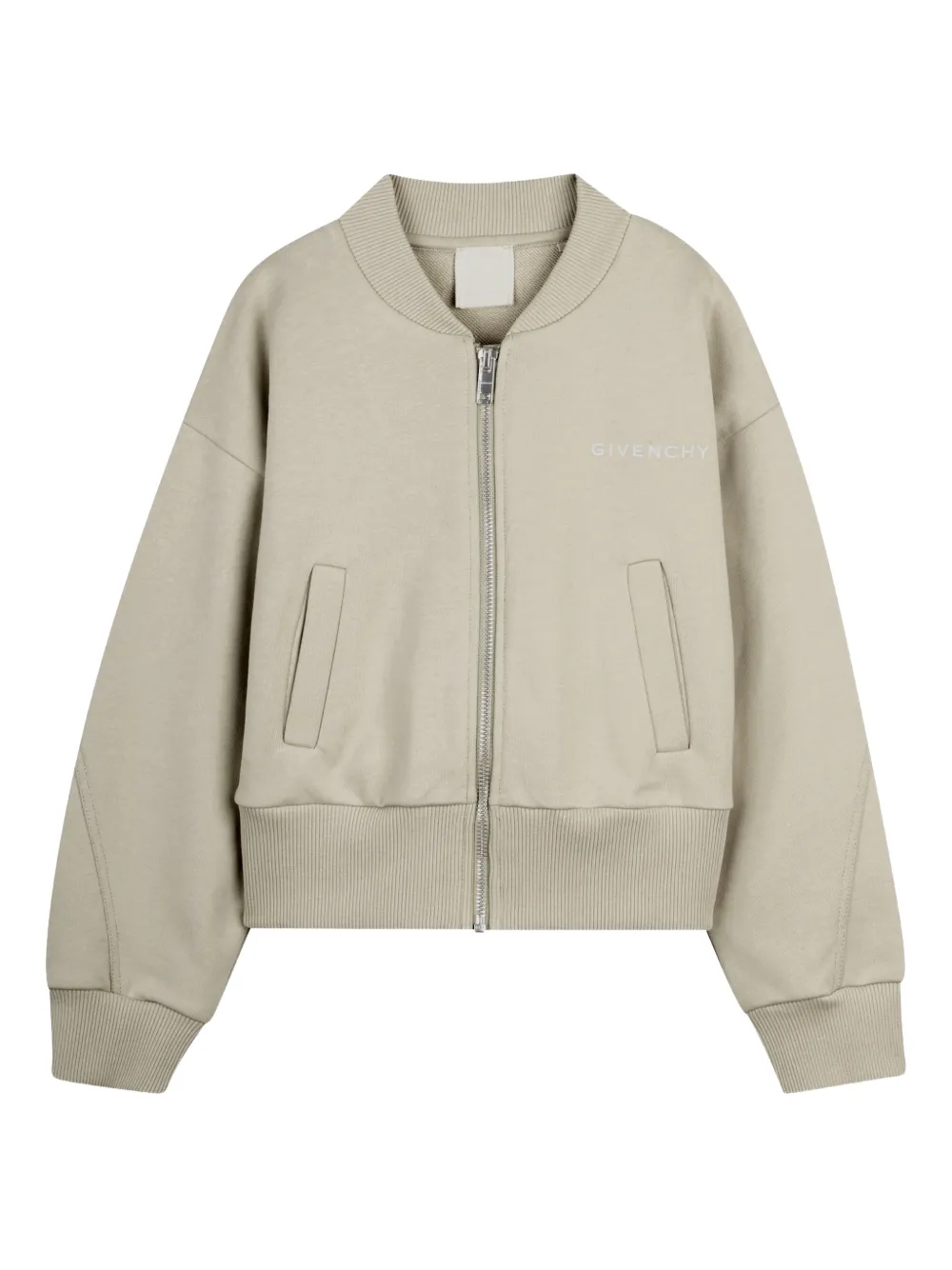 Бомбер на молнии Givenchy Kids, нейтральный
Бомбер на молнии Givenchy Kids, нейтральный