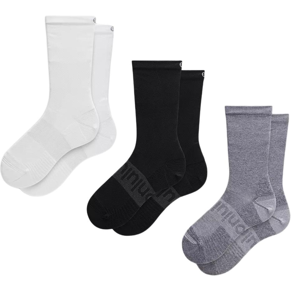 Носки Power Stride Crew Unisex Lululemon, белый/Heather Grey/черный
Носки Power Stride Crew Unisex Lululemon, белый/Heather Grey/черный