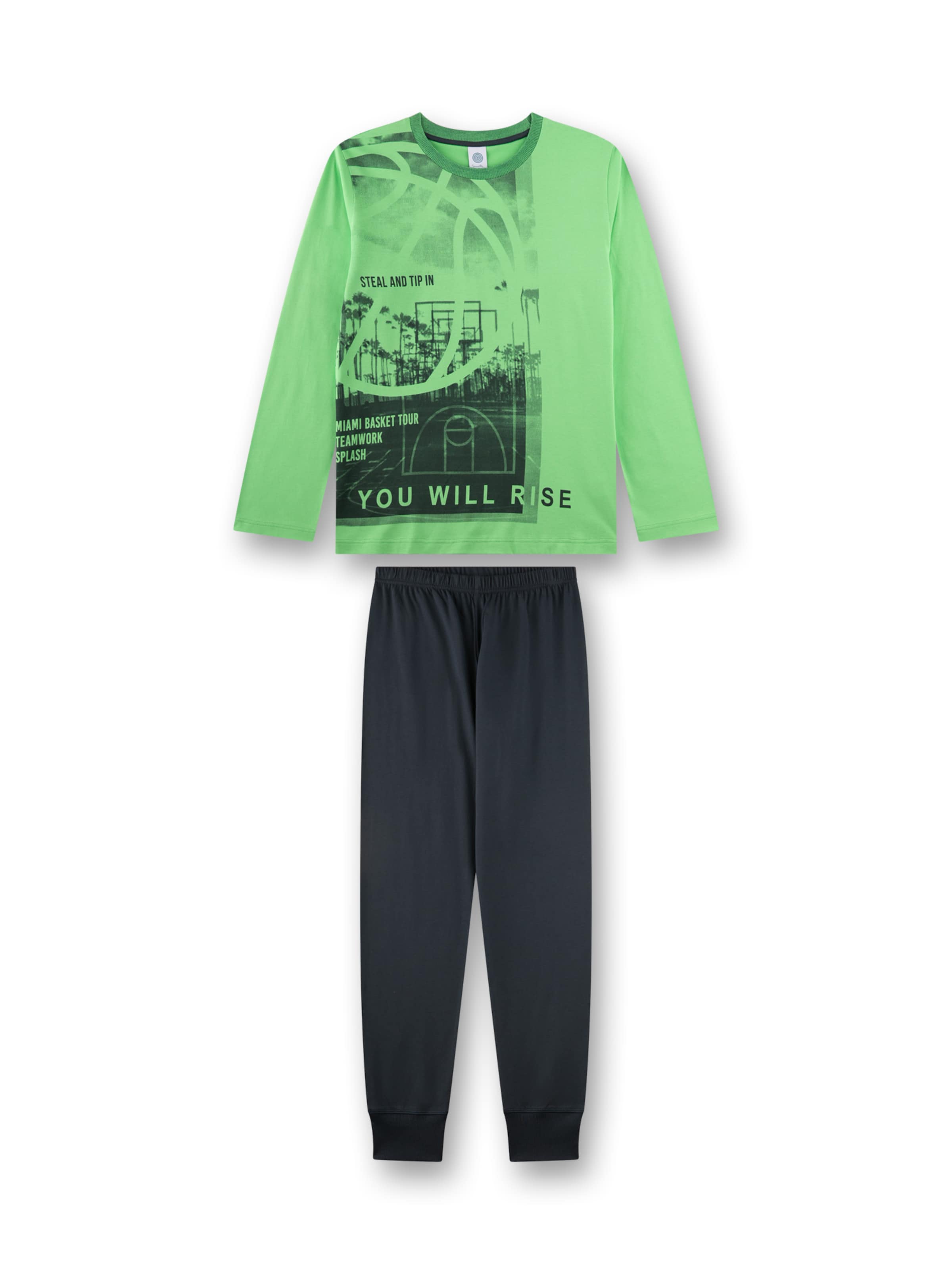 Sanetta Пижама 'Basketball' в светло-зеленом цвете
Sanetta Пижама 'Basketball' в светло-зеленом цвете