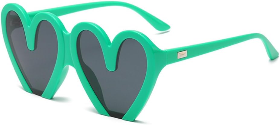 LVTFCO Модные солнцезащитные очки в форме сердца для вечеринок, забавные персиковые солнцезащитные очки в форме сердца, модные женские очки конфетных цветов, Green Black
LVTFCO Модные солнцезащитные очки в форме сердца для вечеринок, забавные персиковые солнцезащитные очки в форме сердца, модные женские очки конфетных цветов, Green Black