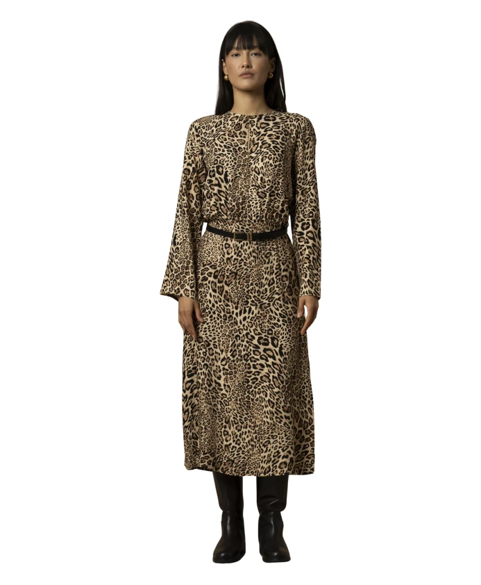 Элегантное длинное платье с узором Kocca, коричневый
Элегантное длинное платье с узором Kocca, коричневый