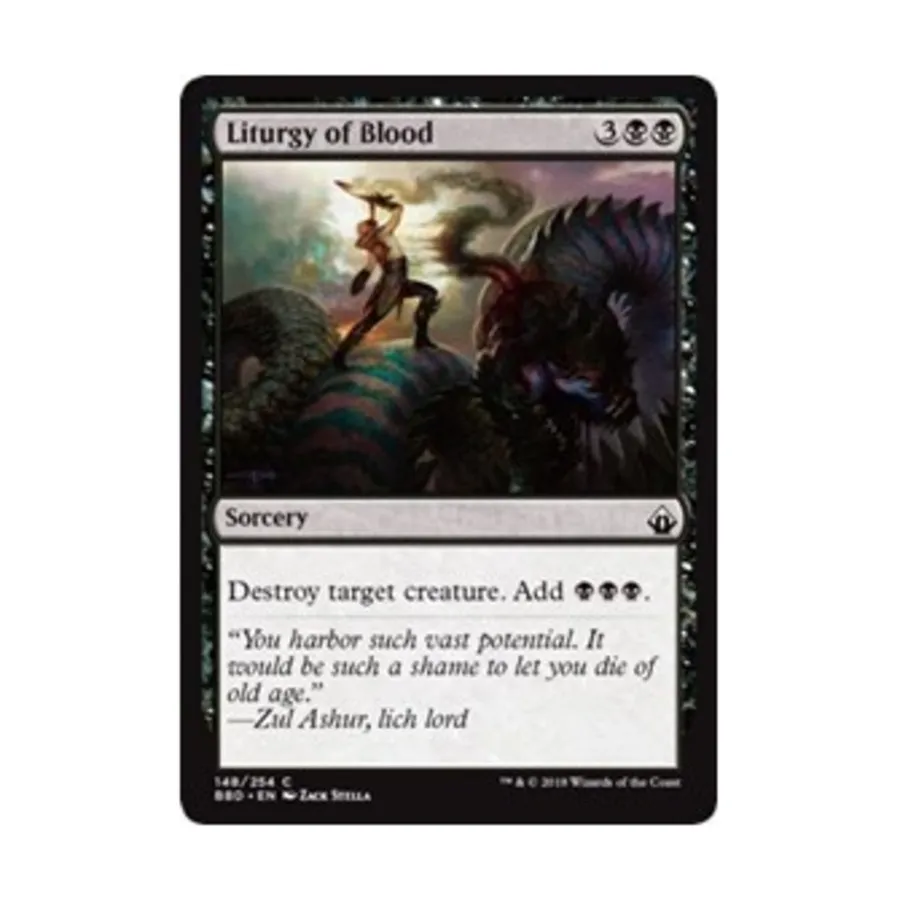 CCG Литургия Крови (C) (Фольга), MTG - Battlebond 
CCG Литургия Крови (C) (Фольга), MTG - Battlebond