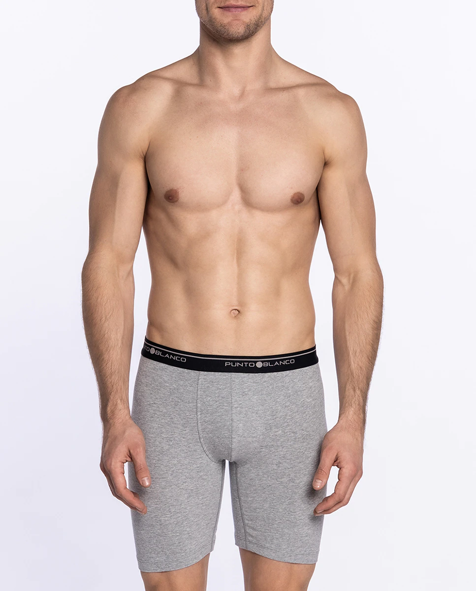 Мужские однотонные трикотажные боксерские шорты Punto Blanco, серый
Мужские однотонные трикотажные боксерские шорты Punto Blanco, серый