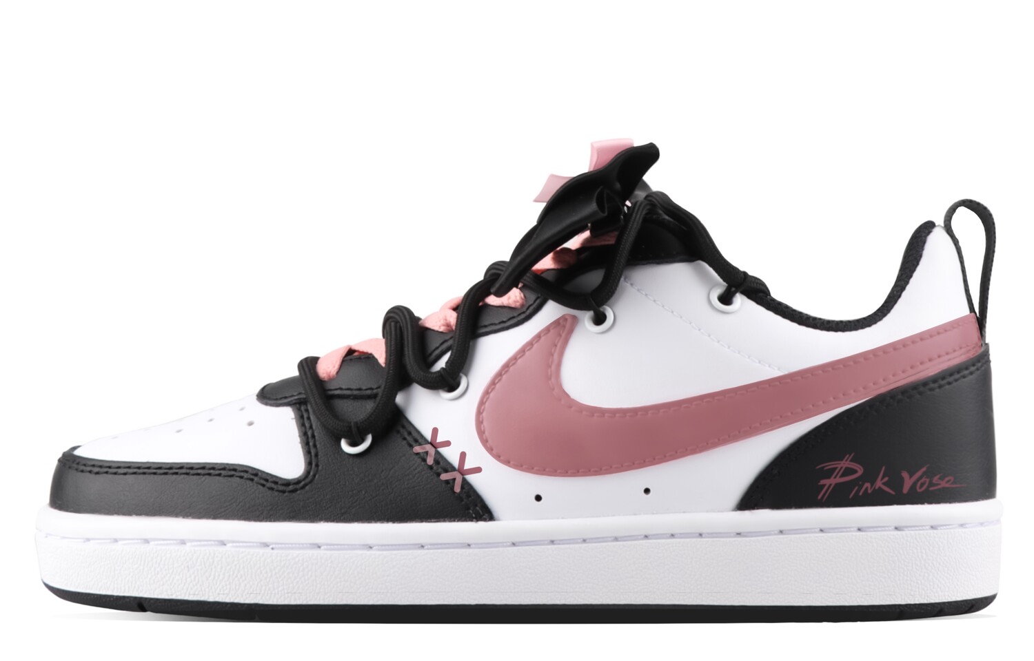 Кроссовки для скейтборда Court Borough женские низкие черный розовый Nike
Кроссовки для скейтборда Court Borough женские низкие черный розовый Nike