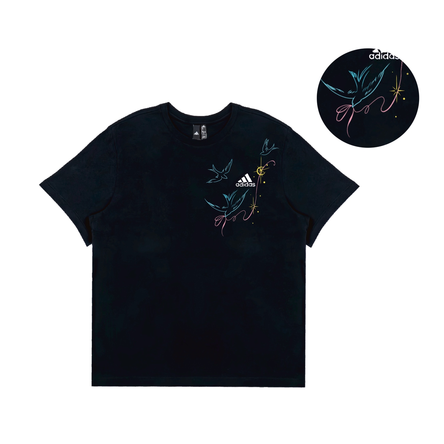 Adidas Футболка унисекс черная
Adidas Футболка унисекс черная