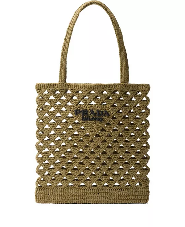 Вязаная сумка-шоппер Prada, зеленый
Вязаная сумка-шоппер Prada, зеленый