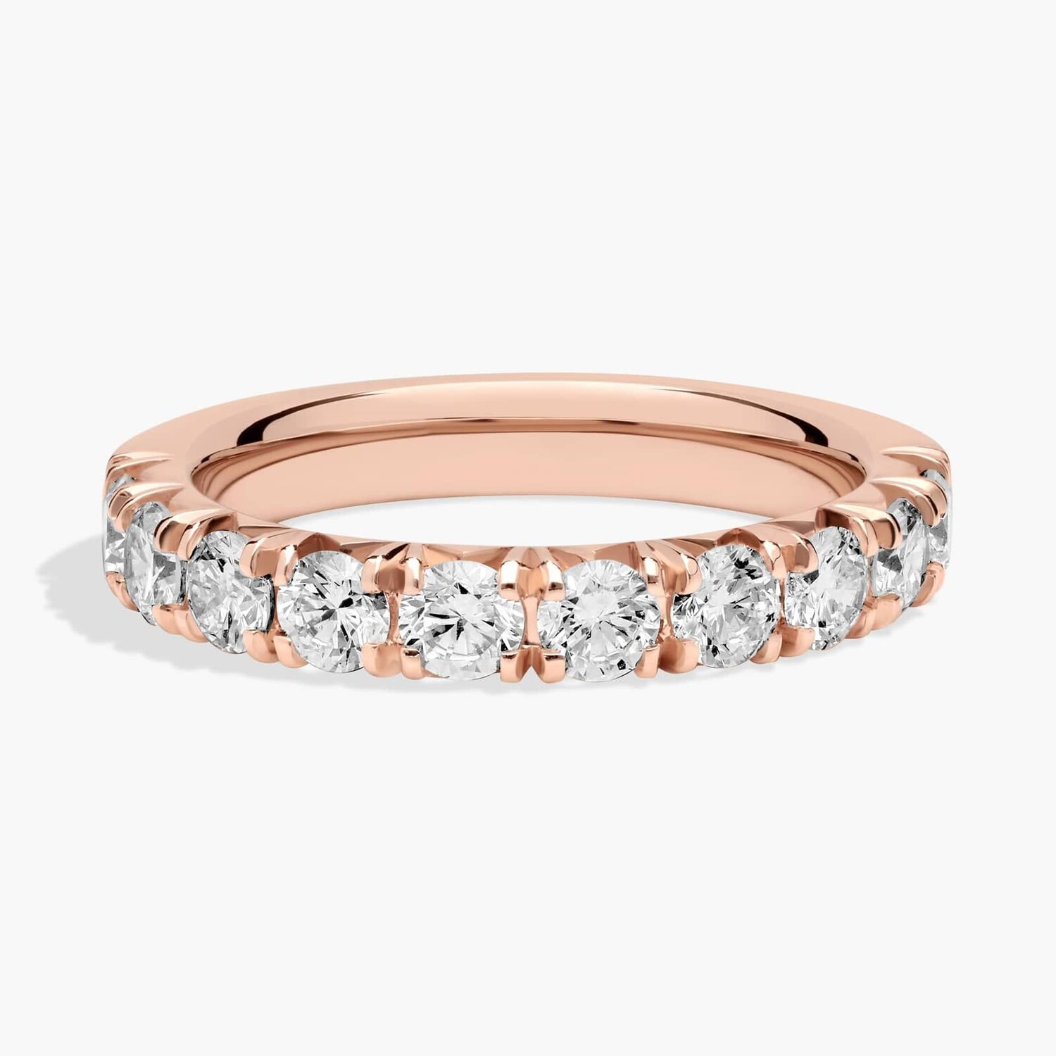 Юбилейное кольцо с бриллиантами French Pavé из розового золота 14 карат (1 карат Tw. - HI / SI1-SI2) Blue Nile
Юбилейное кольцо с бриллиантами French Pavé из розового золота 14 карат (1 карат Tw. - HI / SI1-SI2) Blue Nile