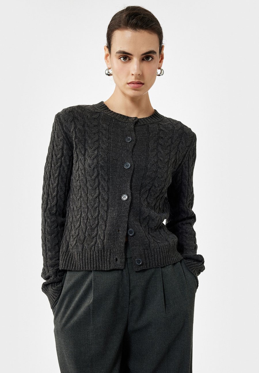 Кардиган Koton CABLE, Anthracite
Кардиган Koton CABLE, Anthracite