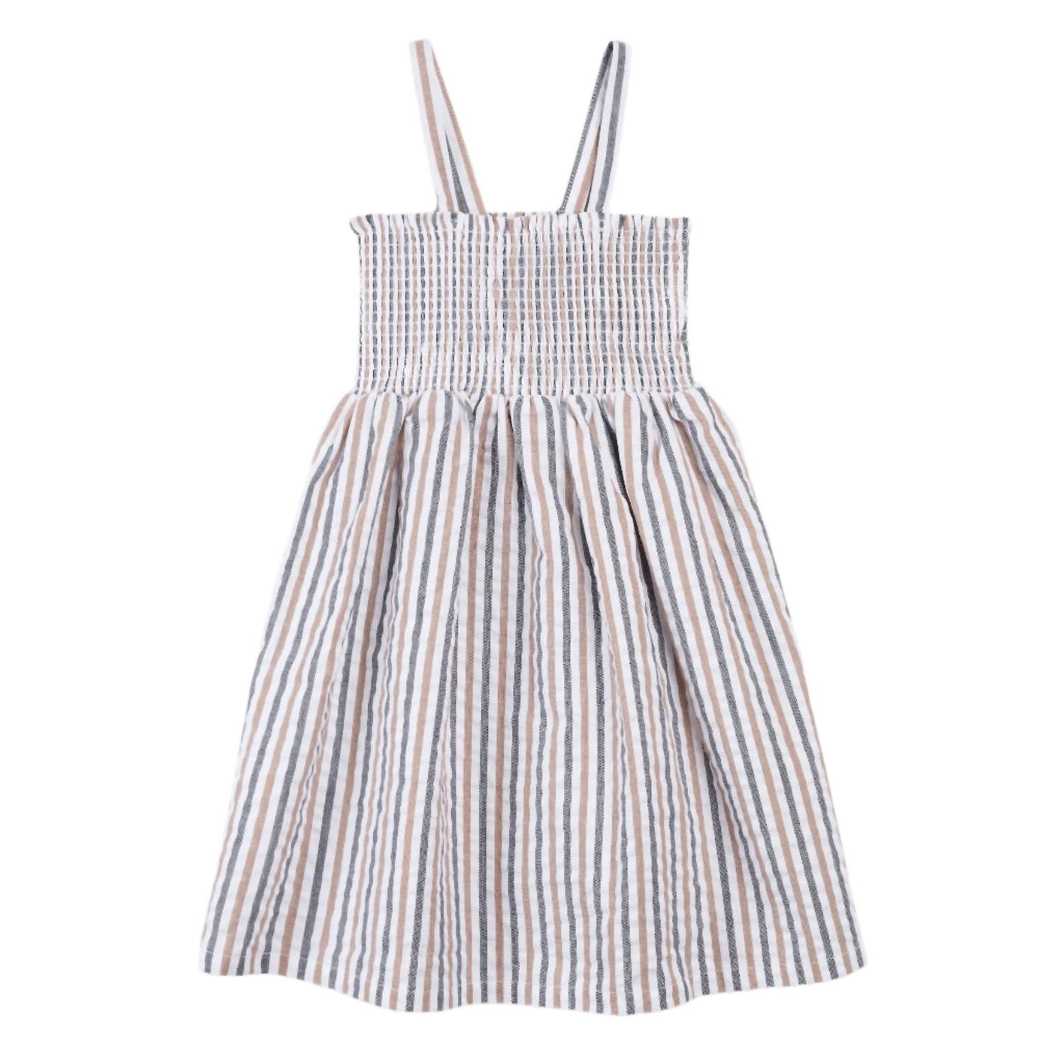 Детское платье-сарафан из пике в верблюжьем и темно-синем цветах Miles the Label
Детское платье-сарафан из пике в верблюжьем и темно-синем цветах Miles the Label