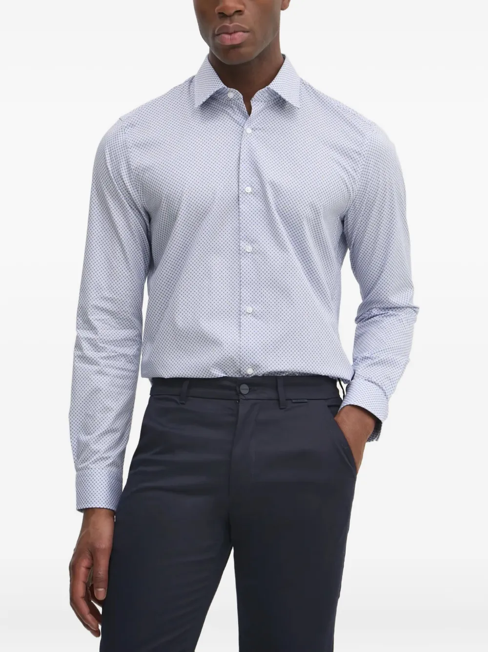 Рубашка с геометричным принтом Joop!, синий
Рубашка с геометричным принтом Joop!, синий