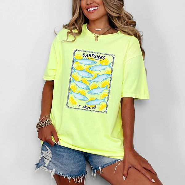 Футболка с принтом Sardines in olive oil, окрашенная в стиле women's garment dyed Simply Sage Market, Lemon, Зеленый, Футболка с принтом Sardines in olive oil, окрашенная в стиле women's garment dyed Simply Sage Market, Lemon
Футболка с принтом Sardines in olive oil, окрашенная в стиле women's garment dyed Simply Sage Market, Lemon, Зеленый, Футболка с принтом Sardines in olive oil, окрашенная в стиле women's garment dyed Simply Sage Market, Lemon