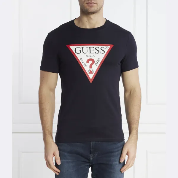 Облегающая футболка Guess, синий
Облегающая футболка Guess, синий