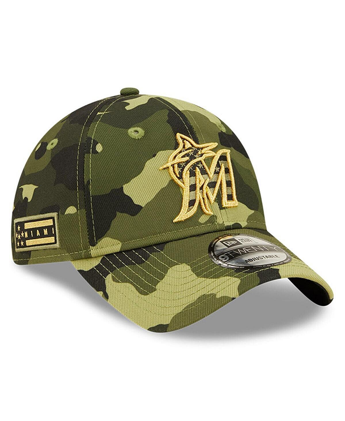 Мужская камуфляжная регулируемая кепка Miami Marlins 2022 Armed Forces Day 9Twenty New Era
Мужская камуфляжная регулируемая кепка Miami Marlins 2022 Armed Forces Day 9Twenty New Era