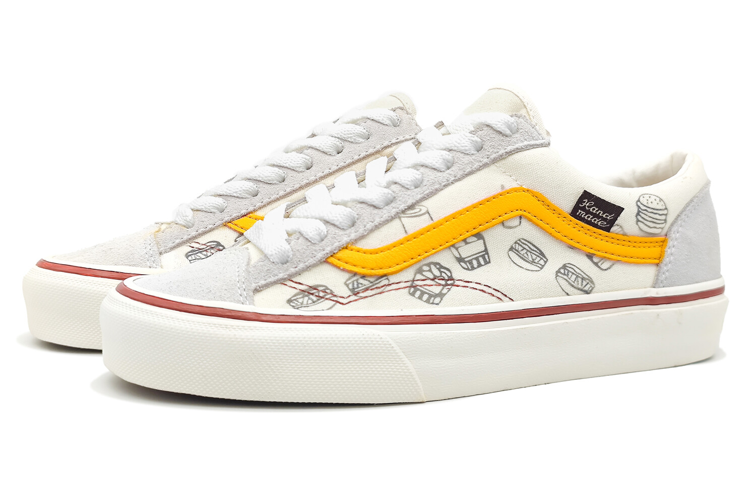 Кроссовки Vans Style 36 Skateboarding Shoes Unisex Low-top White/Yellow, белый/желтый
Кроссовки Vans Style 36 Skateboarding Shoes Unisex Low-top White/Yellow, белый/желтый