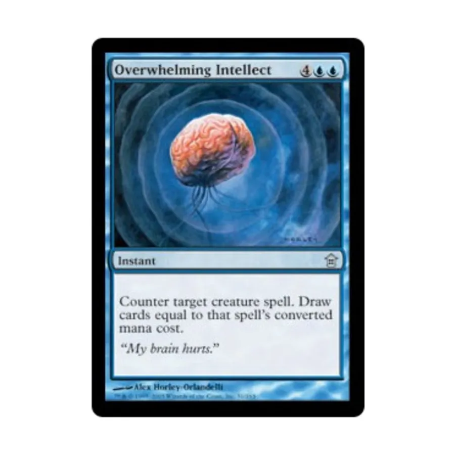 CCG Подавляющий интеллект (U), MTG - Saviors of Kamigawa
CCG Подавляющий интеллект (U), MTG - Saviors of Kamigawa