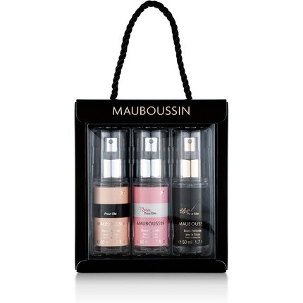 Mauboussin Pour Elle Body Mist Set: Pour Elle Mist, Elixir Pour Elle Mist, Rose Pour Elle Mist 
Mauboussin Pour Elle Body Mist Set: Pour Elle Mist, Elixir Pour Elle Mist, Rose Pour Elle Mist