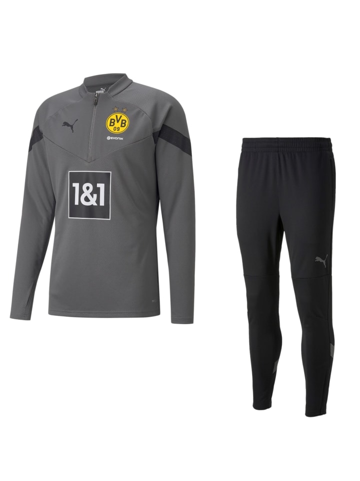 Брюки для тренировок и бега Puma Trainingsanzug BVB Borussia Dortmund, серый
Брюки для тренировок и бега Puma Trainingsanzug BVB Borussia Dortmund, серый