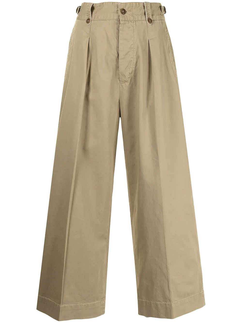 Укороченные брюки широкого кроя Ralph Lauren RRL, коричневый
Укороченные брюки широкого кроя Ralph Lauren RRL, коричневый