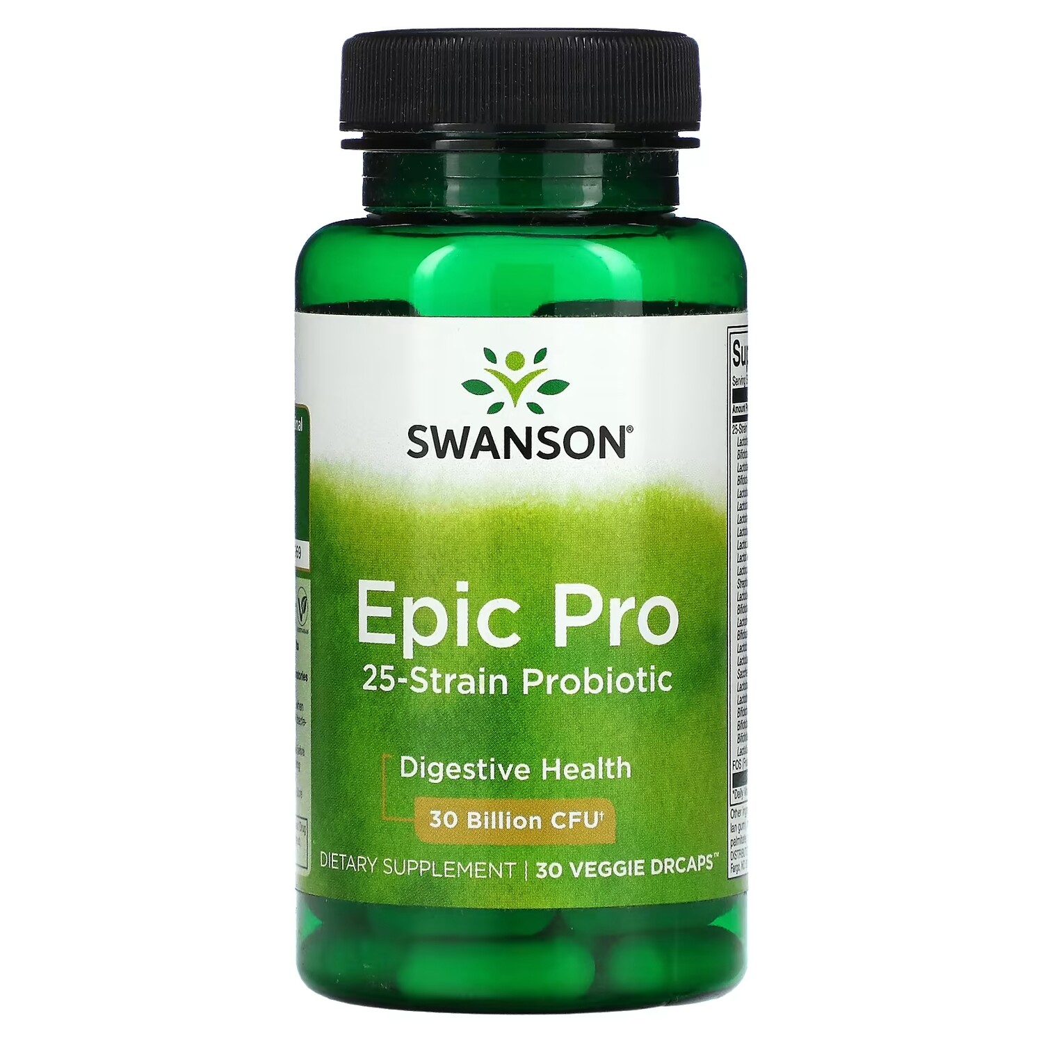 Пробиотик Swanson Epic Pro с 25 штаммами для пищеварения, 30 вегетарианских капсул
Пробиотик Swanson Epic Pro с 25 штаммами для пищеварения, 30 вегетарианских капсул