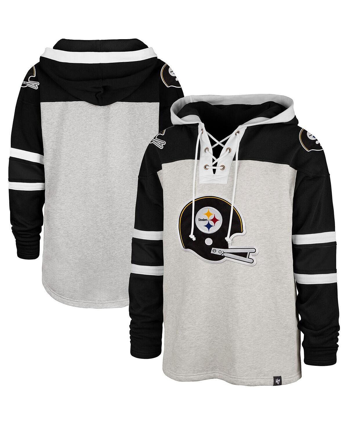 Мужская худи '47 pittsburgh steelers grey gridiron со шнуровкой '47 Brand, серый
Мужская худи '47 pittsburgh steelers grey gridiron со шнуровкой '47 Brand, серый