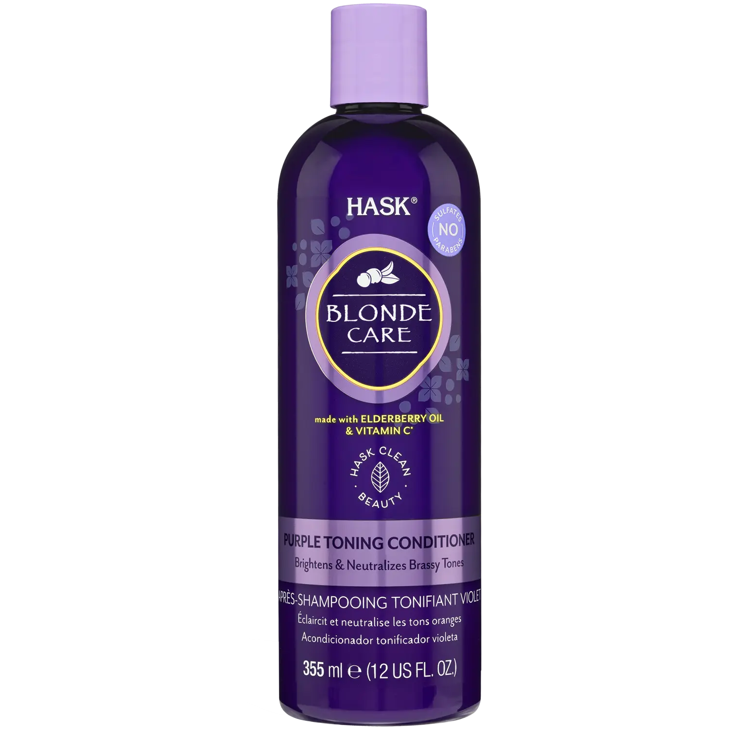 Hask Blonde Care Purple кондиционер для светлых волос, 355 мл
Hask Blonde Care Purple кондиционер для светлых волос, 355 мл