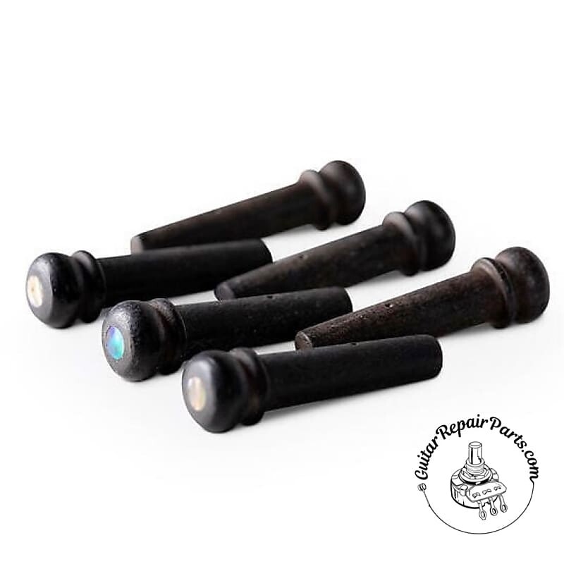 Штифты моста Taylor 7251 (6 шт.) - Черное дерево с. морское ушко точка 7251 bridge pins, set of 6
Штифты моста Taylor 7251 (6 шт.) - Черное дерево с. морское ушко точка 7251 bridge pins, set of 6