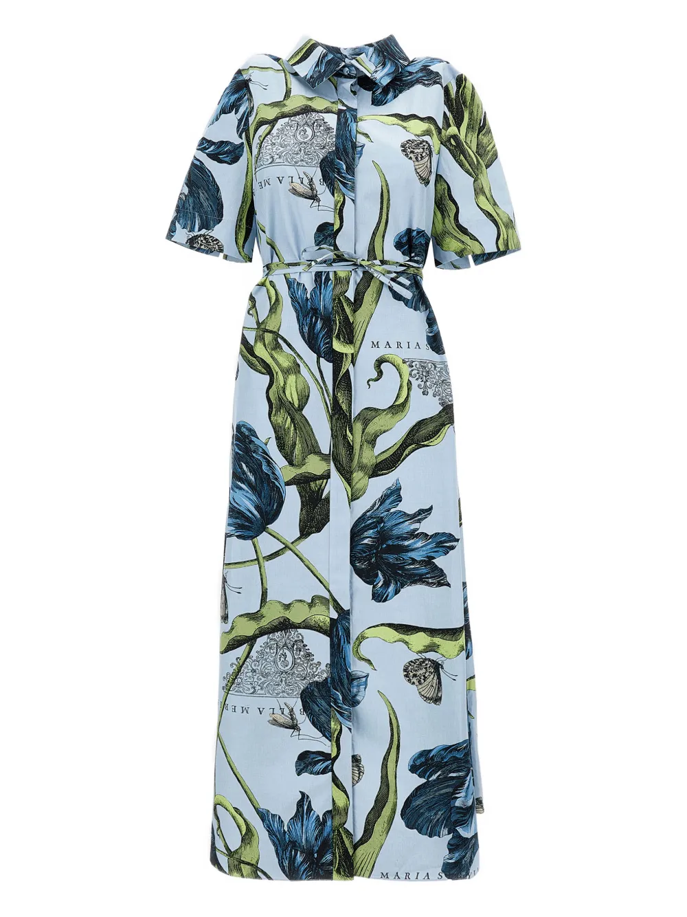 Мини-платье с тюльпановым принтом и завязками Erdem, синий
Мини-платье с тюльпановым принтом и завязками Erdem, синий