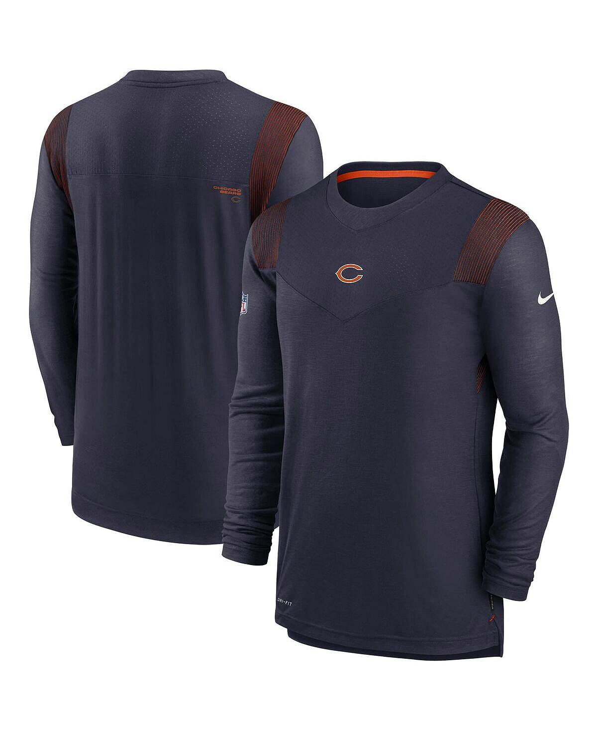 Мужская темно-синяя футболка с длинным рукавом chicago bears sideline player uv performance Nike, синий
Мужская темно-синяя футболка с длинным рукавом chicago bears sideline player uv performance Nike, синий