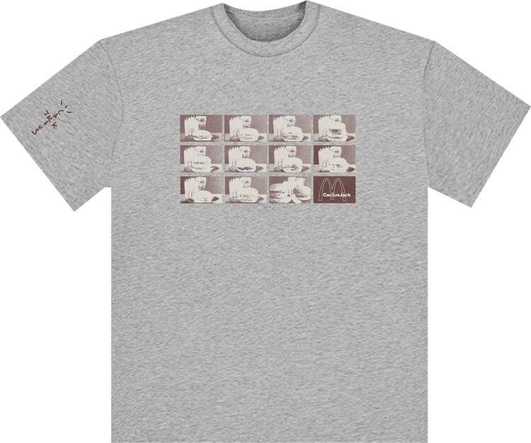 Футболка Cactus Jack by Travis Scott x McDonald's Menu Mono Logo T-Shirt 'Sport Grey', серый
Футболка Cactus Jack by Travis Scott x McDonald's Menu Mono Logo T-Shirt 'Sport Grey', серый