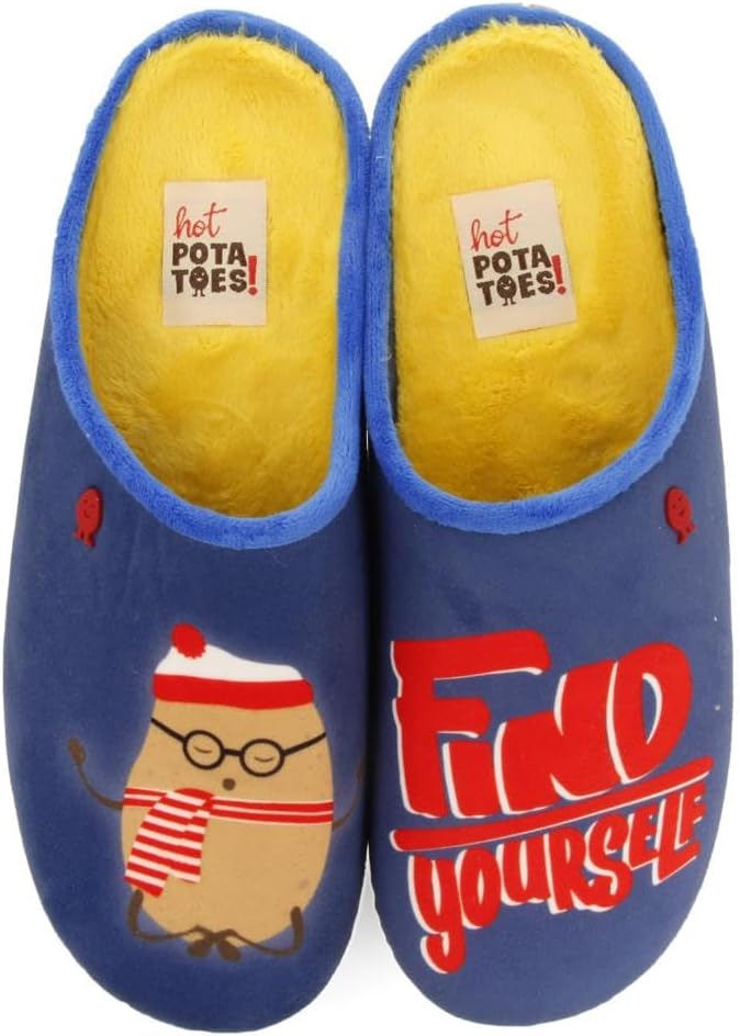 Мужские классические тапочки Hot Potatoes!, темно-синий
Мужские классические тапочки Hot Potatoes!, темно-синий