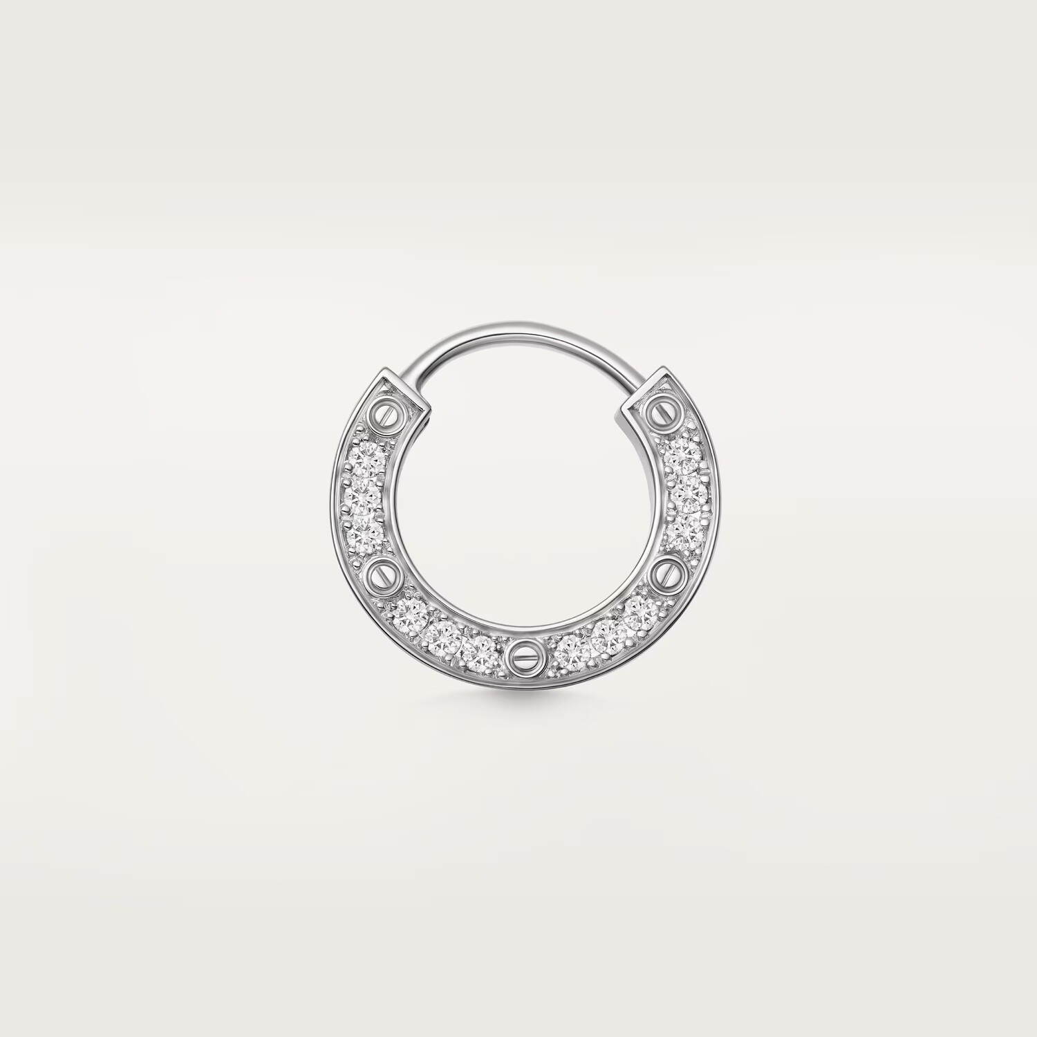 Одиночная серьга Cartier Love, белое золото/бриллианты
Одиночная серьга Cartier Love, белое золото/бриллианты