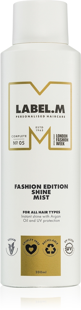 Спрей-Блеск Fashion Edition Label.M, 200 мл
Спрей-Блеск Fashion Edition Label.M, 200 мл