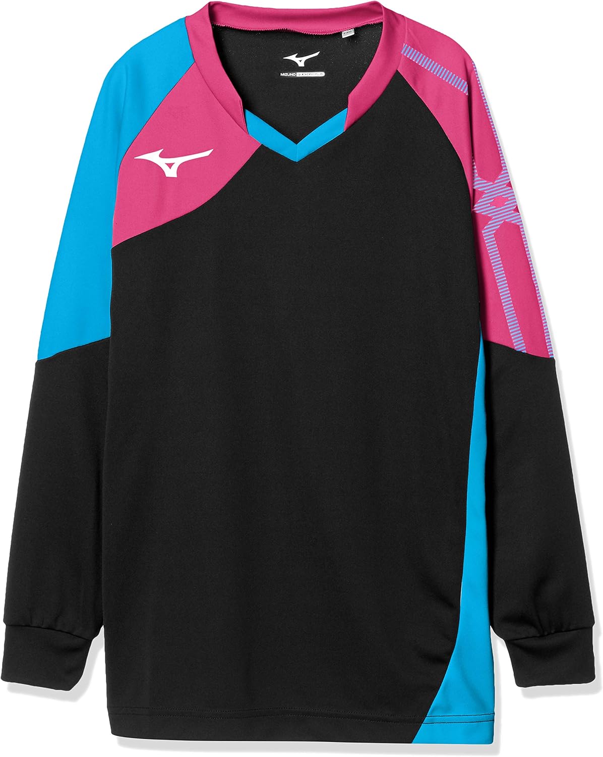 Детская волейбольная футболка Mizuno V2MA9021, игровая футболка с длинным рукавом, для клубных мероприятий, тренировок, для юниоров, черный/синий/розовый
Детская волейбольная футболка Mizuno V2MA9021, игровая футболка с длинным рукавом, для клубных мероприятий, тренировок, для юниоров, черный/синий/розовый