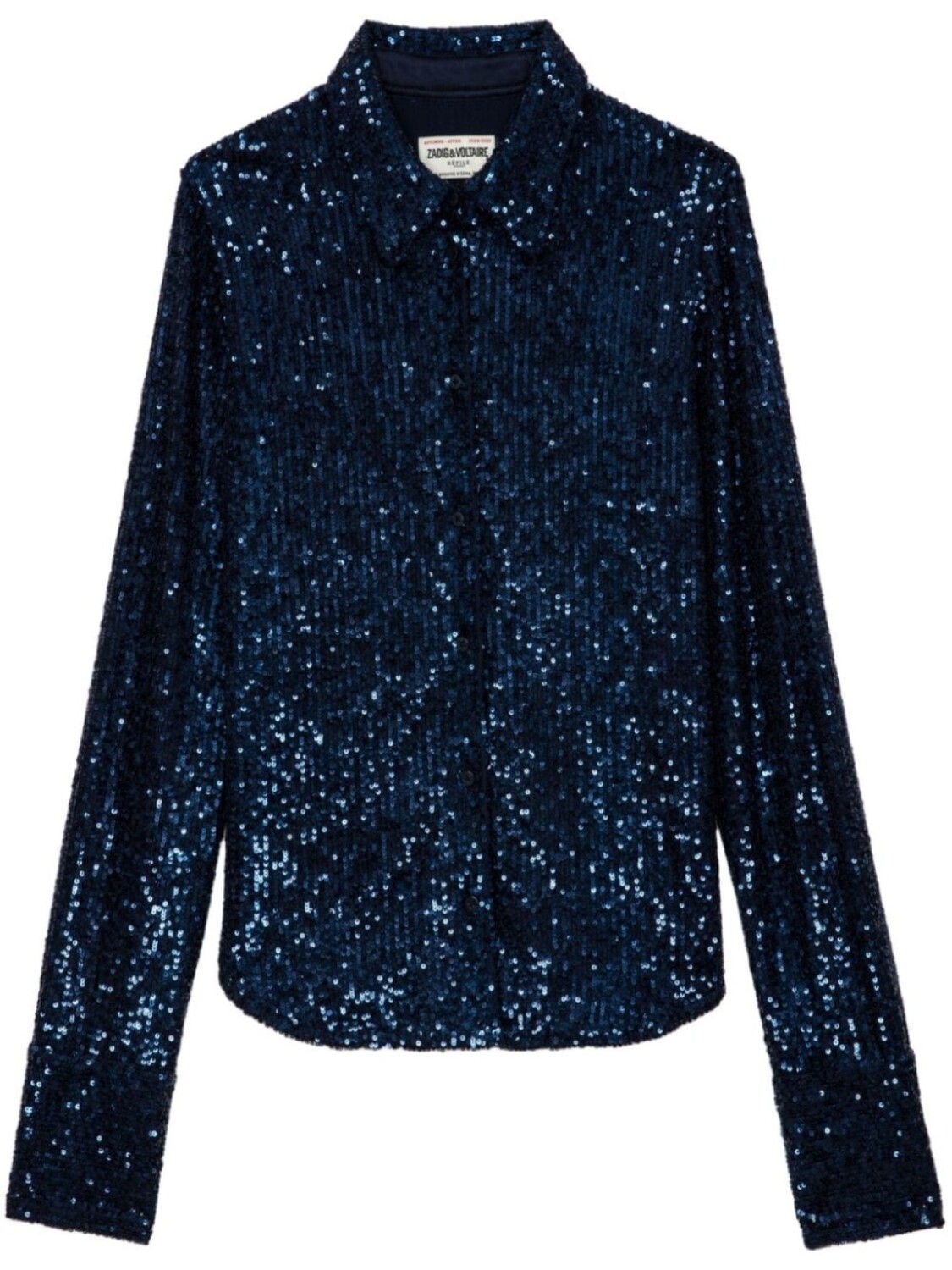 Zadig&Voltaire рубашка Tawny с пайетками, синий
Zadig&Voltaire рубашка Tawny с пайетками, синий