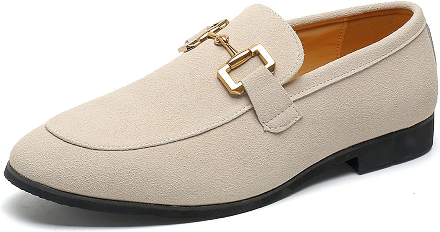 Мужские замшевые лоферы NXNBHSL с металлическим декором, повседневные с круглым носком, легкие мокасины, деловая обувь-лодочки, бежевый
Мужские замшевые лоферы NXNBHSL с металлическим декором, повседневные с круглым носком, легкие мокасины, деловая обувь-лодочки, бежевый