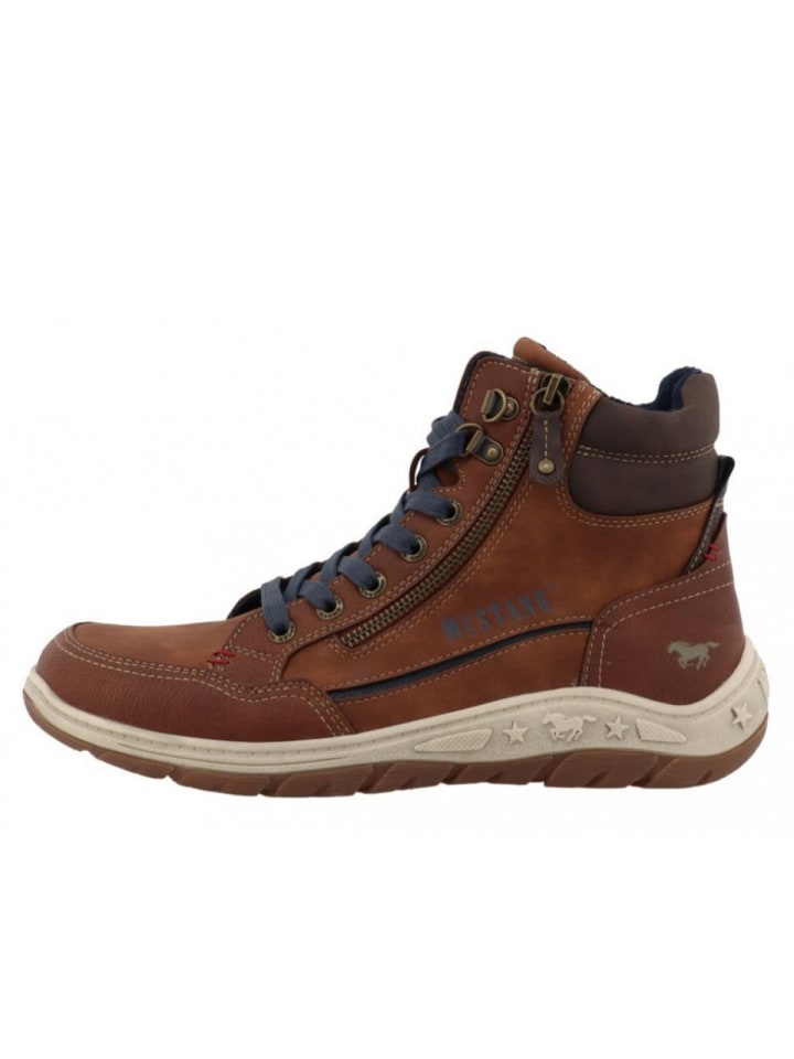Коричневые ботинки на шнуровке MUSTANG SHOES
Коричневые ботинки на шнуровке MUSTANG SHOES