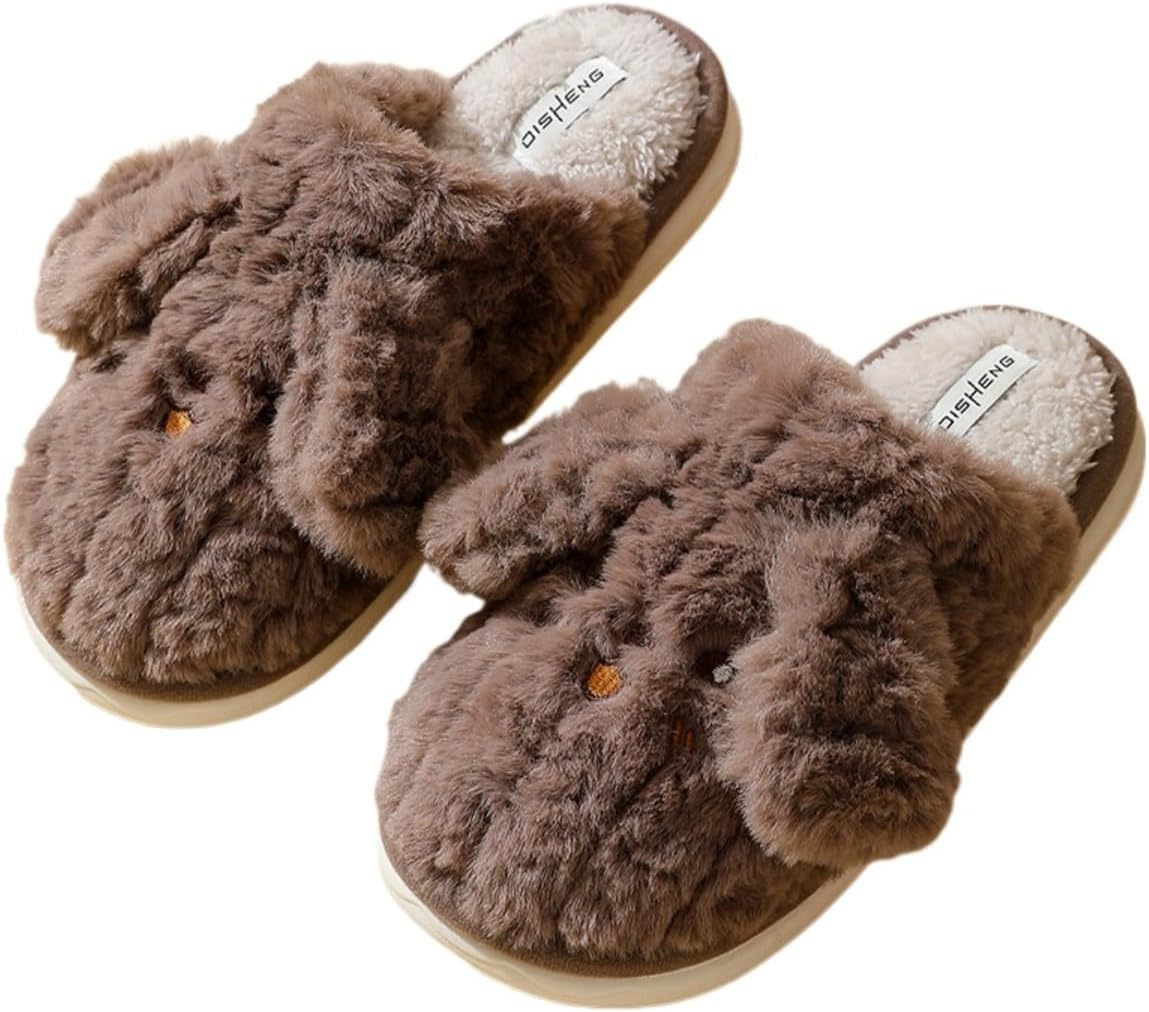 Милые домашние тапочки с бантом в виде щенка для женщин и мужчин, забавные мягкие плюшевые пушистые тапочки с теплой меховой подкладкой Pzq, коричневый
Милые домашние тапочки с бантом в виде щенка для женщин и мужчин, забавные мягкие плюшевые пушистые тапочки с теплой меховой подкладкой Pzq, коричневый