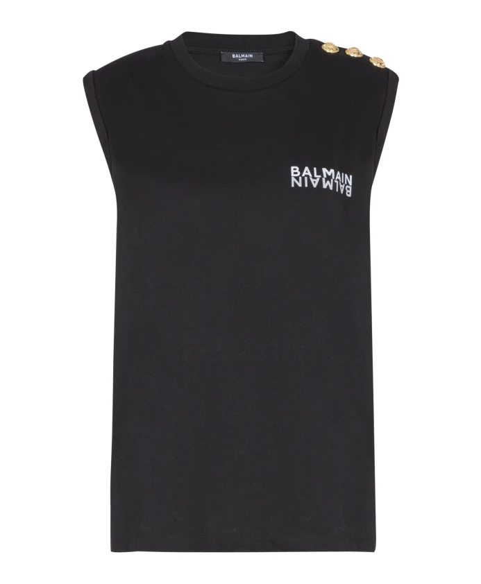 Парижская майка Balmain, черный
Парижская майка Balmain, черный