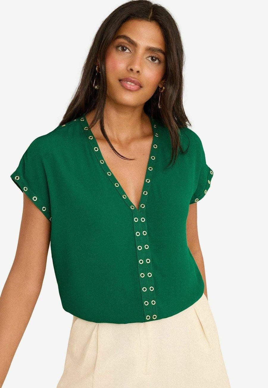 Блуза Love & Roses EYELET V-NECK SHORT SLEEVE , Green
Блуза Love & Roses EYELET V-NECK SHORT SLEEVE , Green