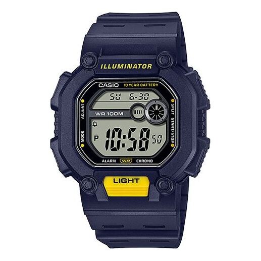 Часы CASIO Quartz Waterproof Sports Analog Mens Blue Digital, синий 
Часы CASIO Quartz Waterproof Sports Analog Mens Blue Digital, синий