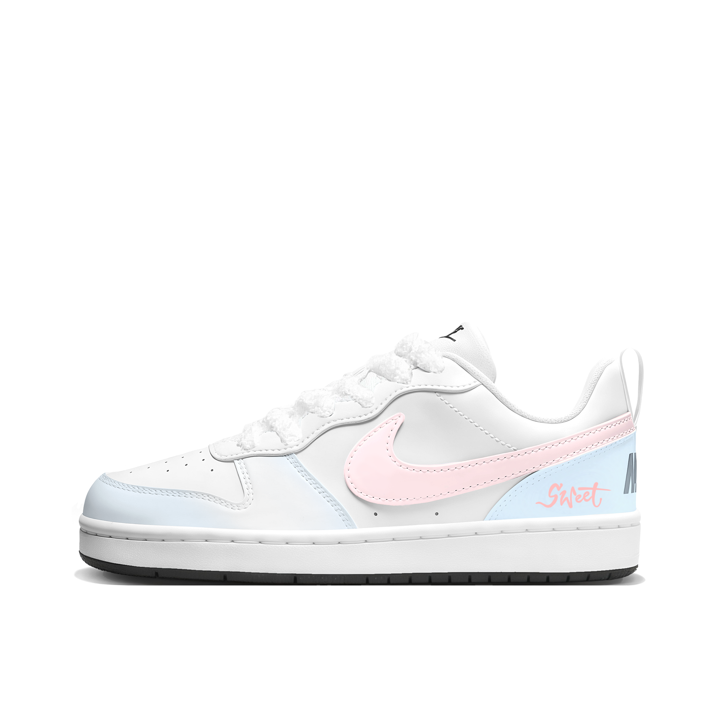 Детские, подростковые, противоскользящие, износостойкие, низкие кроссовки для скейтбординга Court Borough Nike, синий/розовый 
Детские, подростковые, противоскользящие, износостойкие, низкие кроссовки для скейтбординга Court Borough Nike, синий/розовый