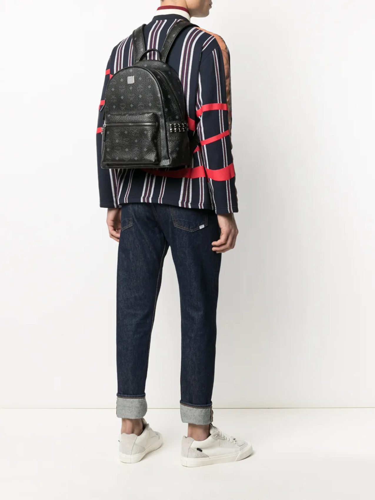 Рюкзак с логотипом MCM, черный 
Рюкзак с логотипом MCM, черный