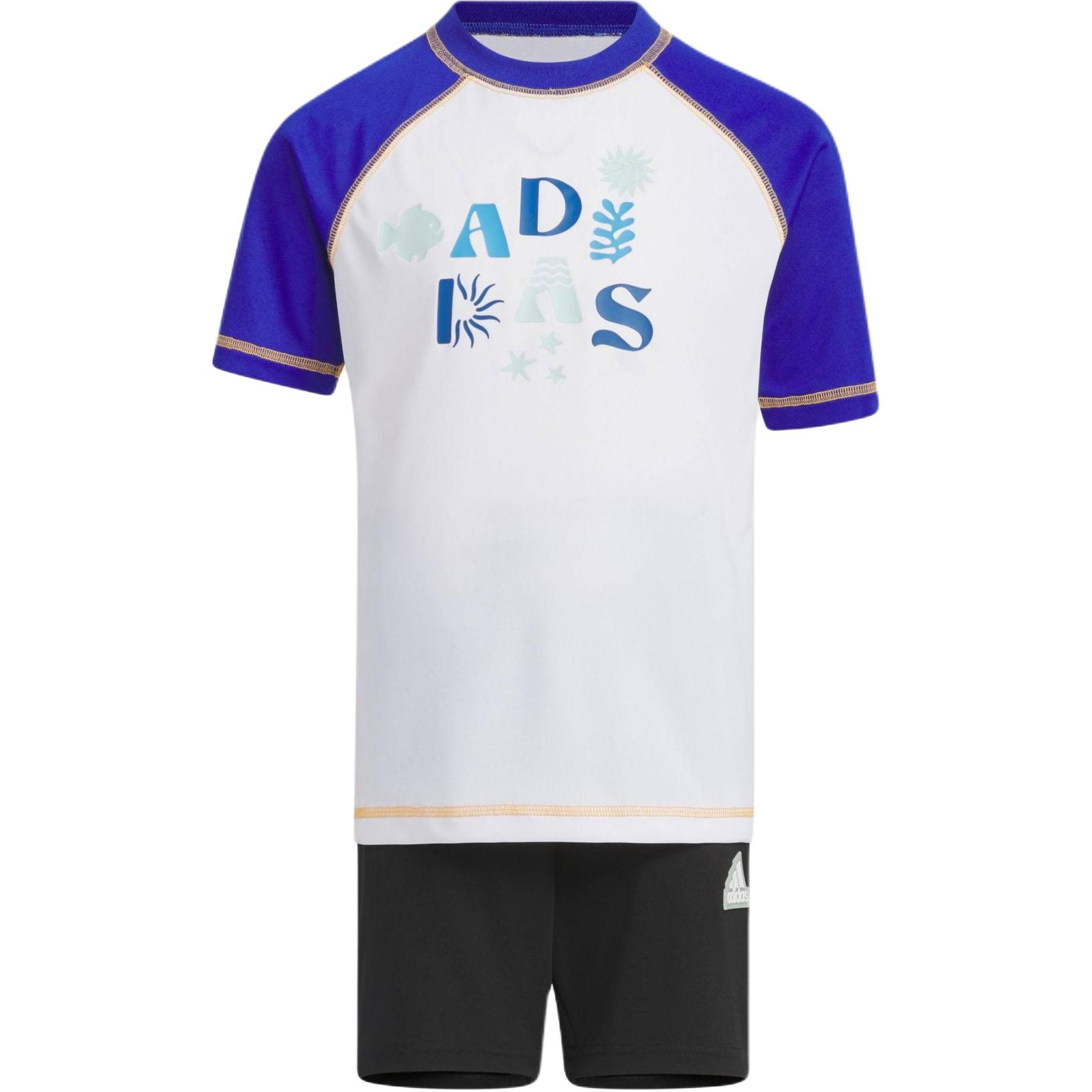 Adidas Повседневная спортивная одежда бело-черная детская
Adidas Повседневная спортивная одежда бело-черная детская